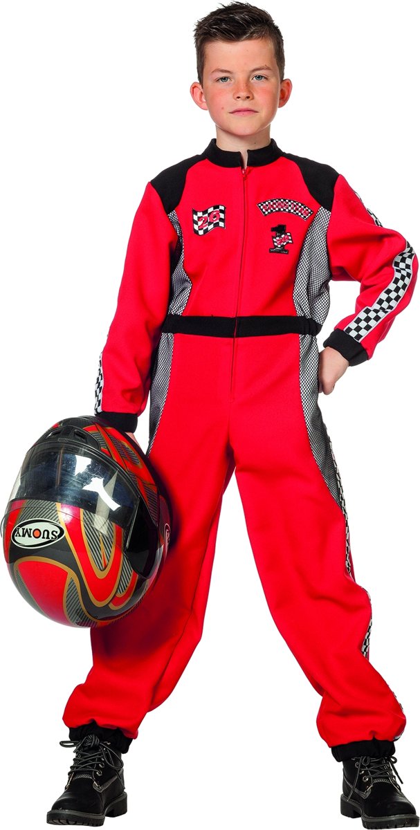 Formule 1 Kostuum | Silverstone Formule 1 Racer | Jongen | Maat 116 | Carnaval kostuum | Verkleedkleding